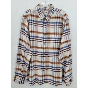Rowm Beige Multicolor The Lodge‎ Button Down Shirt XL